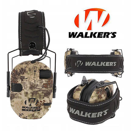 Активні навушники для стрільби Walker's Razor Slim Electronic Muff Kryptek, фото 3