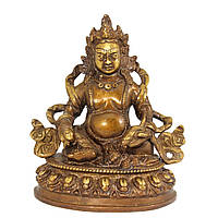 Кубера - буддийский бог богатства статуэтка (мурти) бронза высота 15 см