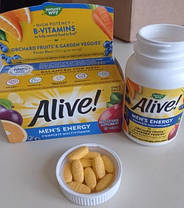 Мультивітаміни для чоловіків Nature's Way Alive! Men's Energy 50 tab, фото 5