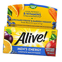 Мультивітаміни для чоловіків Nature's Way Alive! Men's Energy 50 tab, фото 3
