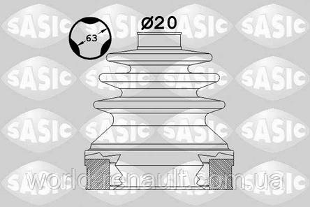 SASIC (Франція) 1900003 — Запорошувач напівось (внутрішній) на Рено Меган 3, фото 3