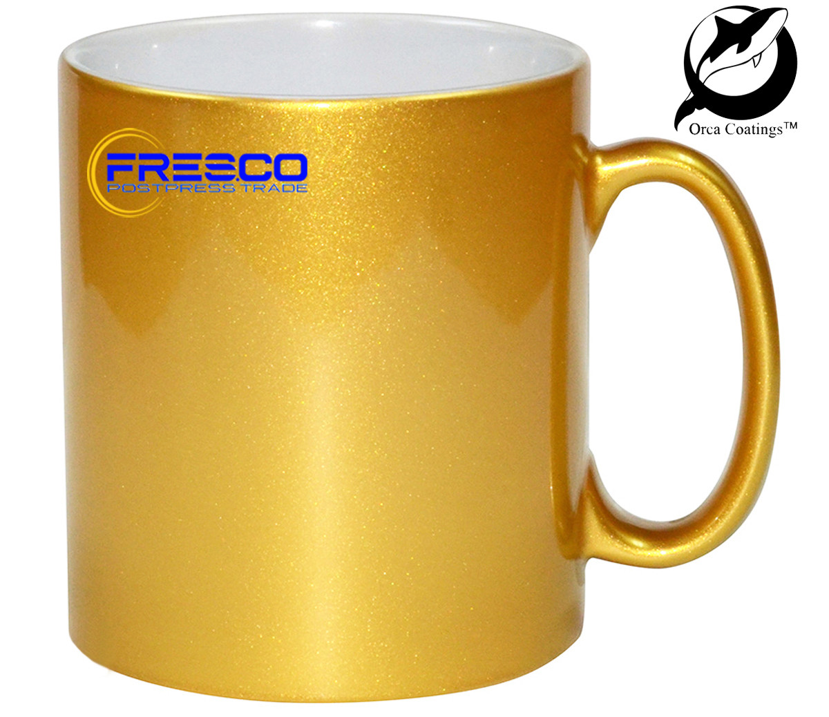 Чашка для сублимационной печати золото перламутровое 330 мл евроцилиндр - фото 1 - id-p1653748658