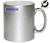Чашка для сублимационной печати серебро перламутровое 330 мл евроцилиндр