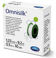 Пластир фіксуючий Omnisilk 1,25 см х 9.2м 1шт зі штучного шовку