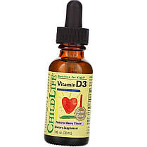 Вітамін Д Child Life Vitamin D3 30 ml Natural Berry, фото 3