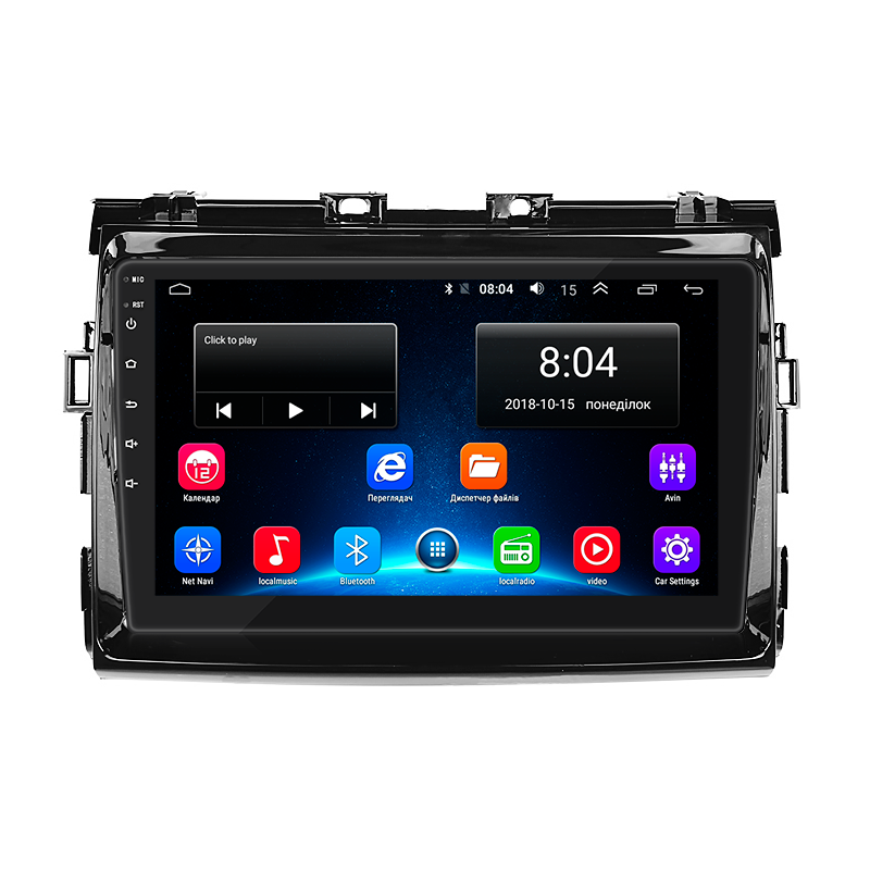 Штатна магнітола 9" Lesko для Toyota Estima III Рестайлінг 2008-2012 2/32Gb/ Wi-Fi GPS Optima Тойота