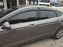 Дефлектори вікон, вітровики Ford Fusion 2012-2020/Ford Mondeo 2014- (HIC)