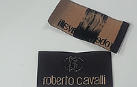 Бирка жаккардовая для одежды Roberto cavalli