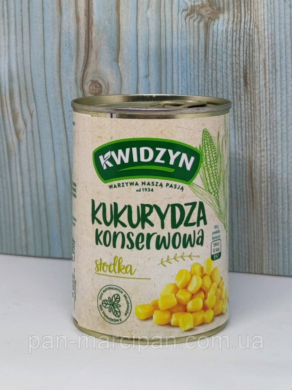 Кукурудза консервована Kwidzyn 400/220g Польща - фото 1 - id-p1653681071