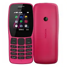 Кнопковий телефон Nokia 110 Pink Dual Sim 2019