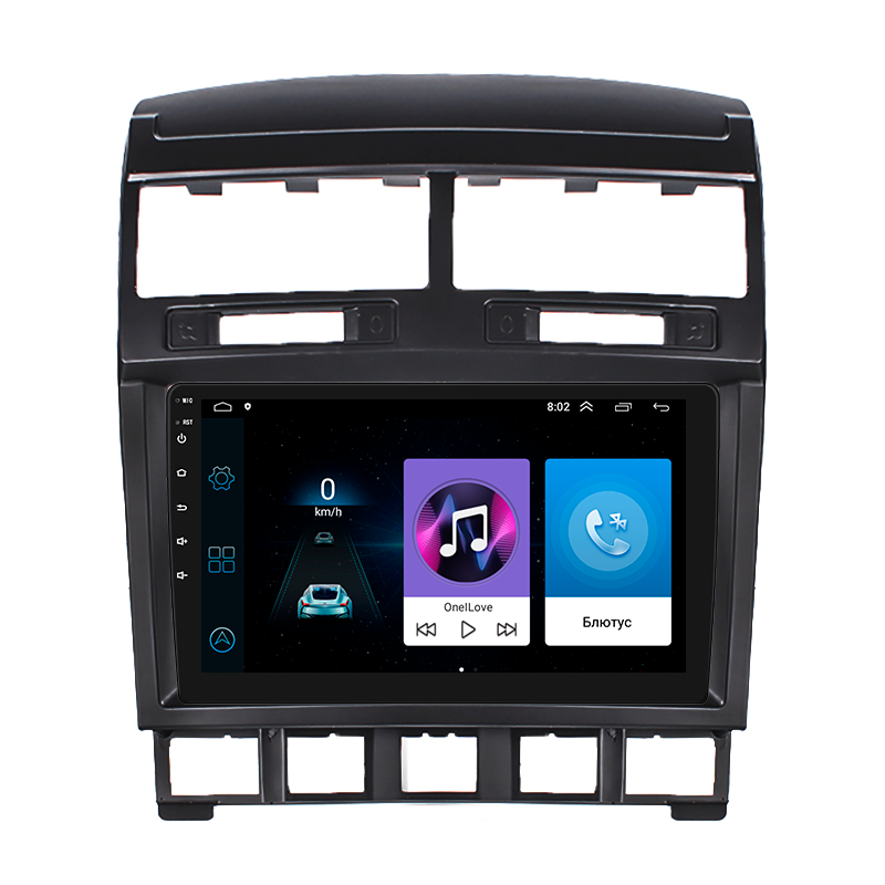 Штатна магнітола 9" Lesko для Volkswagen Touareg I 2002-2007 1/16Gb/ Wi-Fi Optima Вольксваген