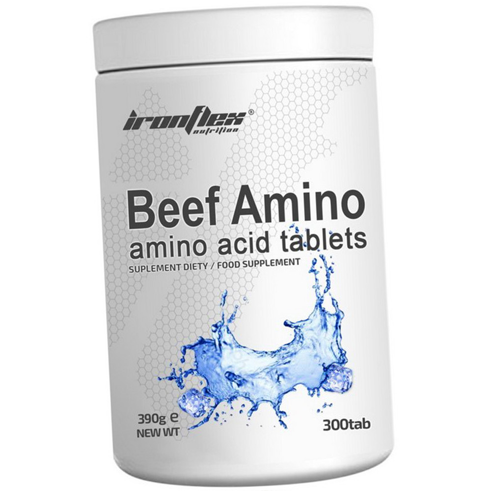 Яловичі амінокислоти IronFlex Beef Amino 300 таблеток, фото 1