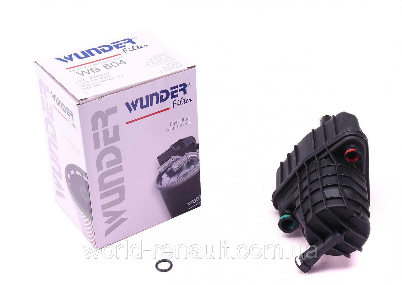 WUNDER WB 804 — Фільтр паливний на Renault Clio 3 K9K 1.5dci
