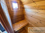 Баня-бочка з душем Овоїд 4,0 м від виробника Thermowood Production, фото 7
