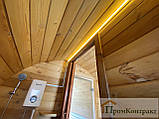 Баня-бочка з душем Овоїд 4,0 м від виробника Thermowood Production, фото 8