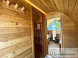 Баня-бочка з душем Овоїд 4,0 м від виробника Thermowood Production, фото 10