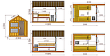 Будівництво модульної бані 2.3х4м від виробника Thermowood Production, фото 11