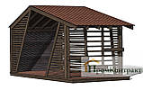 Сучасна альтанка 6,0х3,0 Modern Gazebo 09 м від виробника Thermowood Production, фото 4