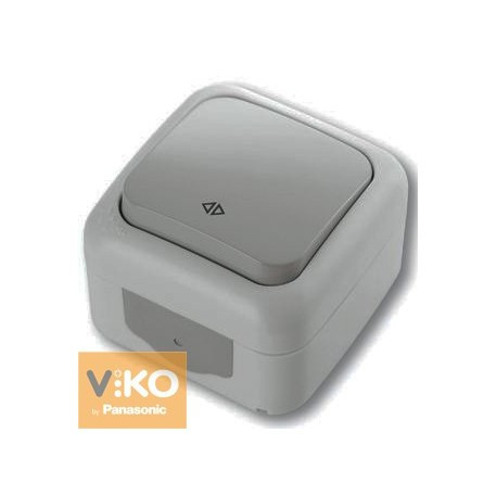 Вимикач реверсивний PALMIYE IP54 (сірий) 10шт/уп. (арт. 90555531), фото 1