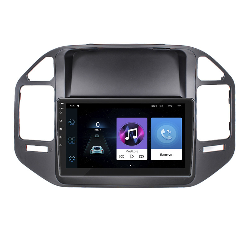 Штатна магнітола 9" Lesko для Mitsubishi Pajero III Рестайлінг 2002-2006 2/32Gb/ Wi-Fi GPS Optima Міцубісі