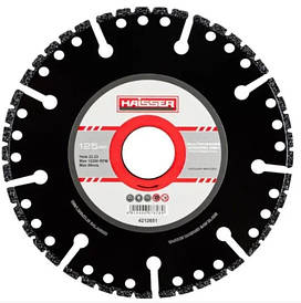 Круг алмазний MULTIPURPOSE PROFESSIONAL 125*1.2*3*22,23 (HAISSER)