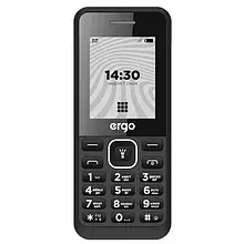 Кнопковий телефон Ergo B242 Black Dual Sim