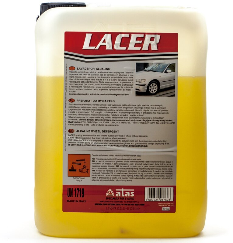 Очисник дисків коліс лужний Atas Lacer, 10 кг, фото 1