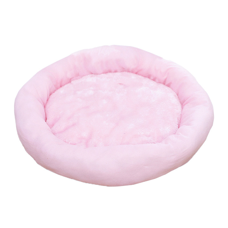 Лежак для котів Taotaopets 536604 Pink круглий розмір M