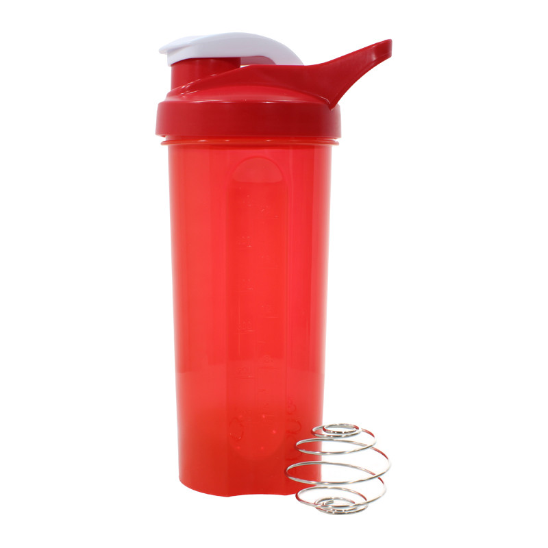 Спортивна пляшка для води Lesko HC45 Red 600ml енергетичних коктейлів спортсменів