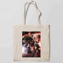 Еко-сумка, шоппер з принтом повсякденна Attack on Titan - Вторгнення титанів 8