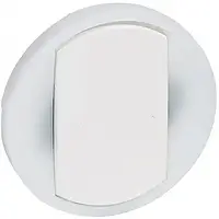 Лицьова панель Legrand Celiane 065004 White для вимикача з кільцевою підсвіткою