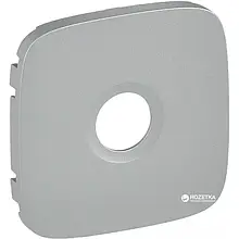 Лицьова панель Legrand ТВ Valera Allure Aluminium для розетки (754767)