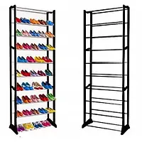 Органайзер для 30 пар обуви 10 полок Amazing Shoe Rack Black