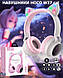 Бездротові навушники Bluetooth HOCO W27 cat з вушками та LED підсвічуванням, навушники з мікрофоном, Сірий, фото 9