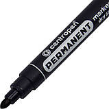 Маркер "Centropen" №8510 Permanent Dry Safe 2,5мм чорний(10)(200), фото 3