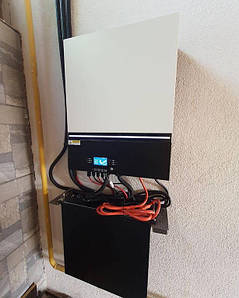 Автономна сонячна електростанція 7.2кВт з функцією підмісу та літій-іонним АКБ у с. Стуфчинці , Хмельницької обл.