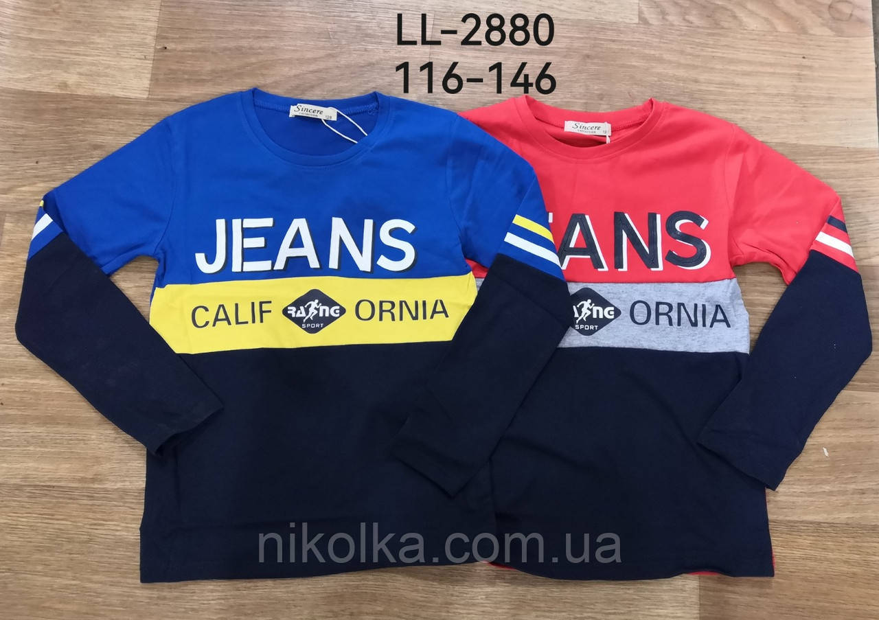 Реглан для хлопчика оптом, Sincere, 116-146 рр., Арт. LL-2880, фото 1