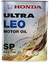 Honda  08217-99974  Масло моторное Motor Oil  ULTRA LEO SN 0W-20, 4L, Japan, Синтетика