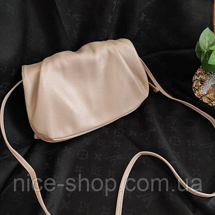 Сумка у стилі Bottega Veneta Pouch шкіряна, фото 6