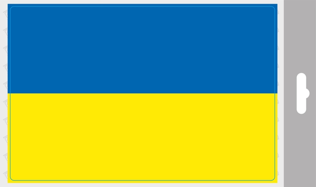 Наклейка на автомобіль XoKo "Прапор України" 2 шт
