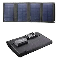 Солнечное зарядное устройство четырехсекционное раскладная панель Power Bank С01549 |12W/1xUSB выход|