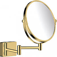 Косметическое зеркало HANSGROHE AddStoris 41791990 металлическое золото