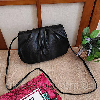 Сумка у стилі Bottega Veneta Pouch шкіряна, фото 4