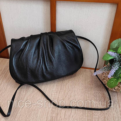 Сумка у стилі Bottega Veneta Pouch шкіряна, фото 5