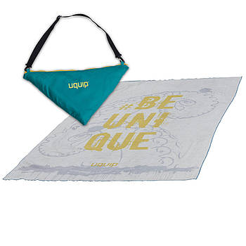 Рушник з мікрофібри Uquip Softy 140x220 cm Grey (247311)