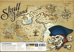Килимок для дит. сир. "CoolForSchool" NoCF69000-06 Skull Island A3 пласт. м'яче(8)(160)
