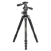 Дорожній Штатив Тринога для Фотоапаратів Vanguard VEO 3T+ 264AP Компактний Трипод для Фотокамер США, фото 4