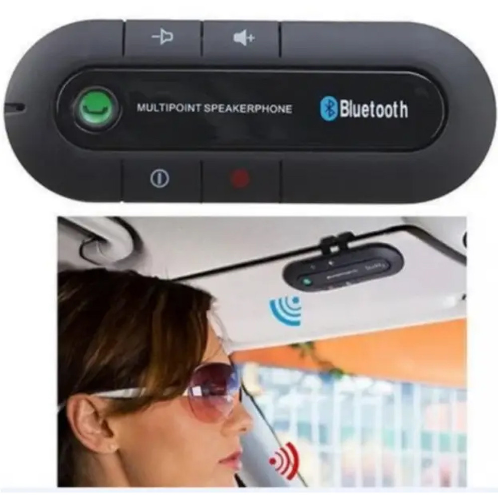 Гучний зв'язок Lesko Car Kit Bluetooth - спікерфон Bluetooth комплект гарнітури для авто Hands free