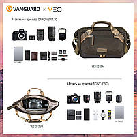 Сумка для Фотоапарата Vanguard VEO GO 25M Khaki-Green (VEO GO 25M KG) Органайзер для Фототехніки США, фото 6