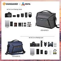 Сумка для Фотоапарата Vanguard Vesta Aspire 25 Navy (Vesta Aspire 25 NV) Органайзер для Фототехніки США, фото 4